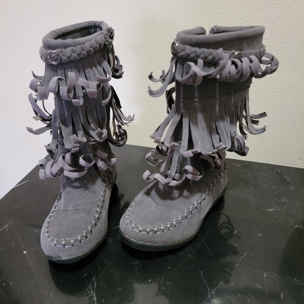 Fringe Toddler Boots
